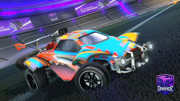 A Rocket League car design from Jakewh3