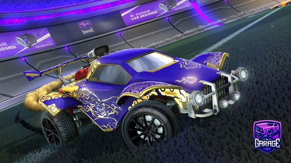 A Rocket League car design from ViniX_07