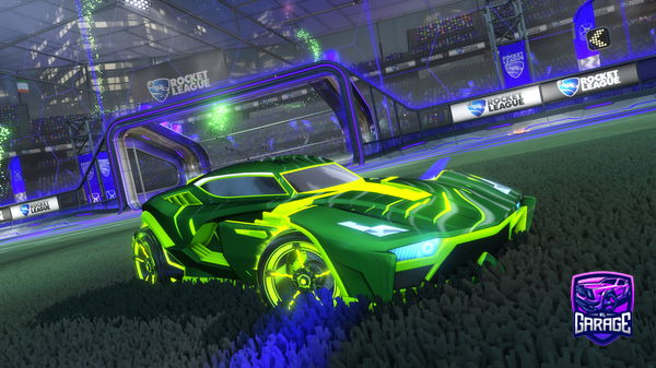 A Rocket League car design from Xero2609