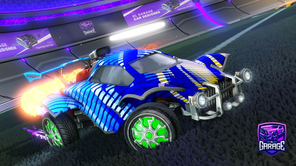 A Rocket League car design from relyttyler