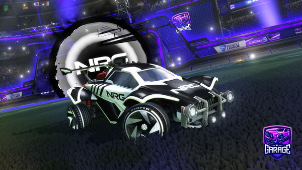 A Rocket League car design from VantablackF