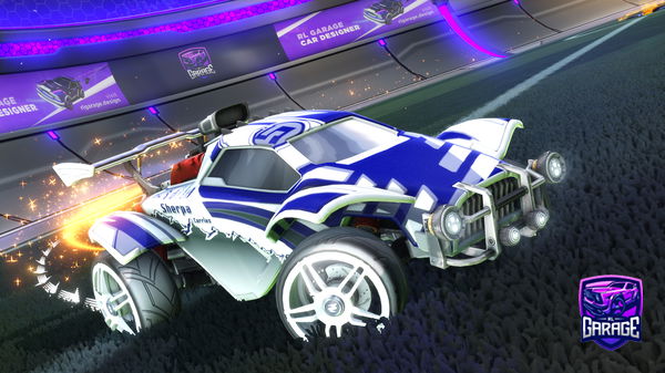 A Rocket League car design from texl