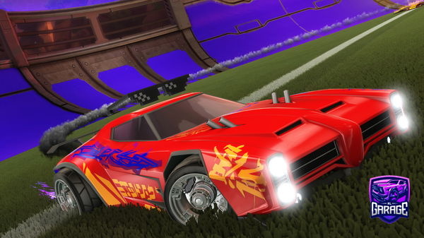 A Rocket League car design from 123123shl