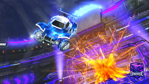 A Rocket League car design from Rl_flamingo