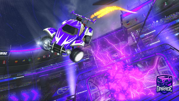 A Rocket League car design from nighahahheh