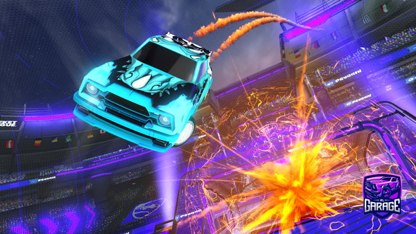 A Rocket League car design from PedalGolem01