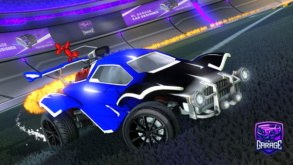 A Rocket League car design from MrWoodTTV