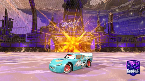 A Rocket League car design from Logibearforniteplayer