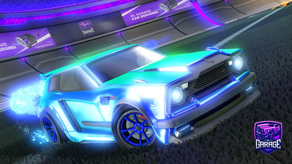 A Rocket League car design from sim0n_048