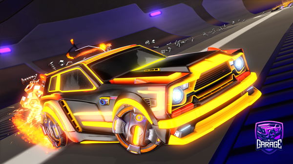 A Rocket League car design from NebbyNebberson