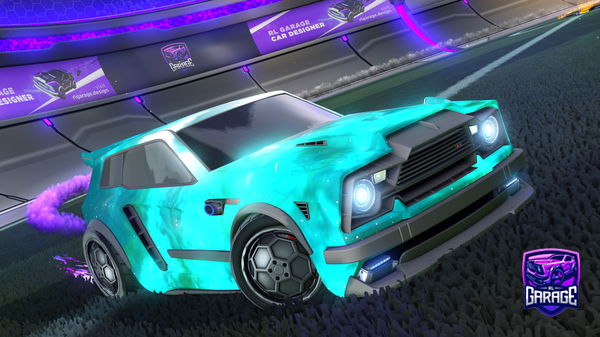 A Rocket League car design from Sasmosa
