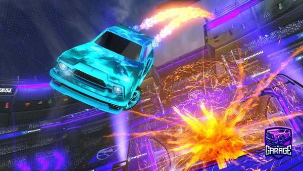 A Rocket League car design from Bscuzzy48