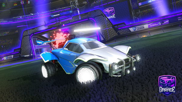 A Rocket League car design from Halo1014