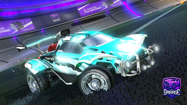 A Rocket League car design from Wohulo