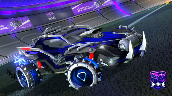 A Rocket League car design from est-oc31