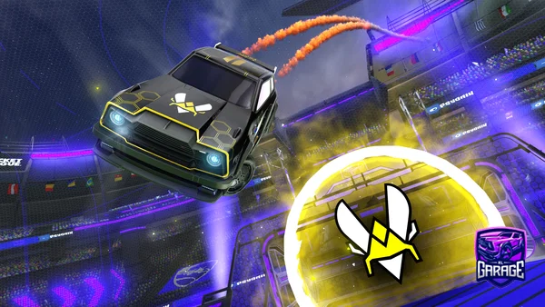 A Rocket League car design from SWAT77