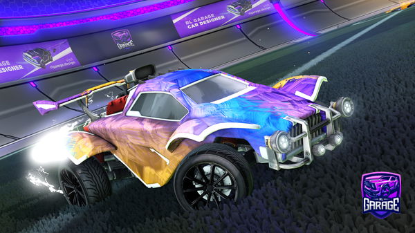 A Rocket League car design from roogwitadoog