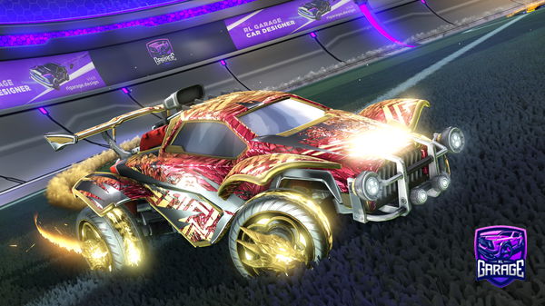 A Rocket League car design from KrazyKoala5452