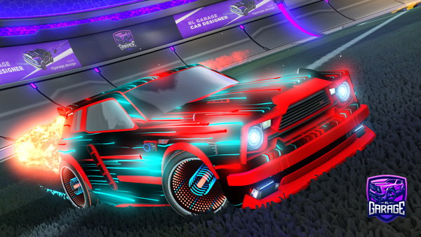 A Rocket League car design from OGtyler79