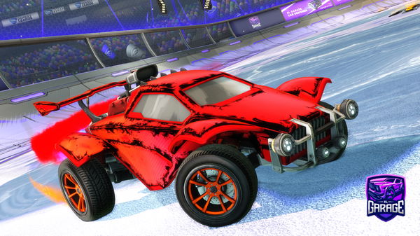 A Rocket League car design from EagleRise123