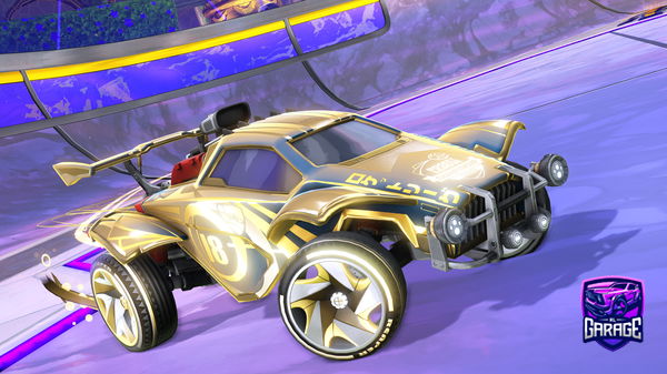 A Rocket League car design from Circ1es