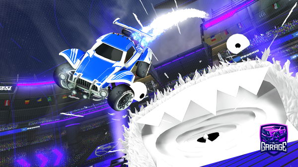 A Rocket League car design from THEB33RMAN8086