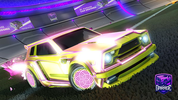 A Rocket League car design from 8bitzak