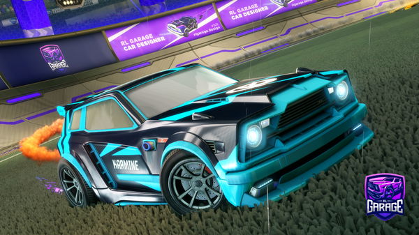 A Rocket League car design from lomono