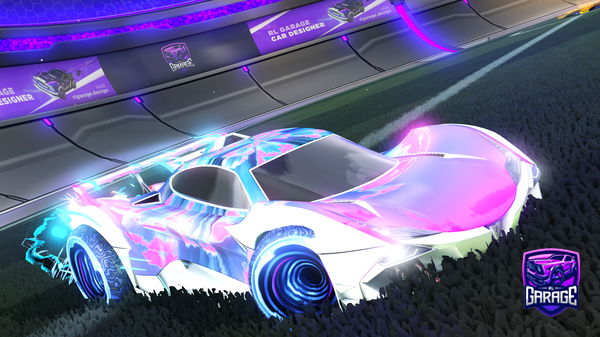 A Rocket League car design from Synxty