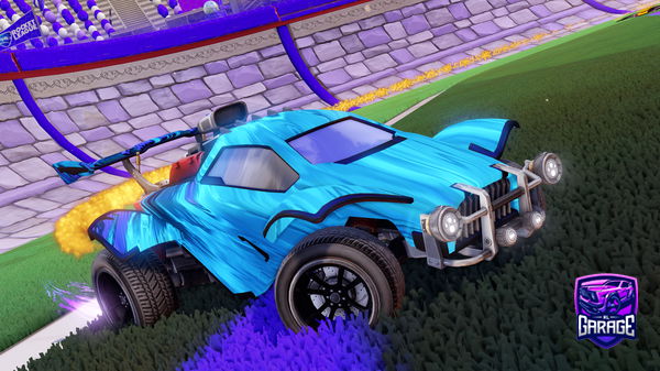 A Rocket League car design from wyfi123