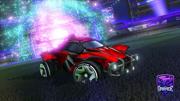 A Rocket League car design from Panda-X1