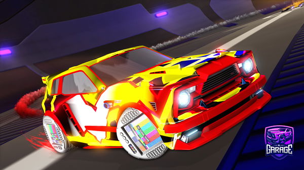 A Rocket League car design from greysonh