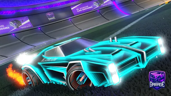 A Rocket League car design from Black_YR