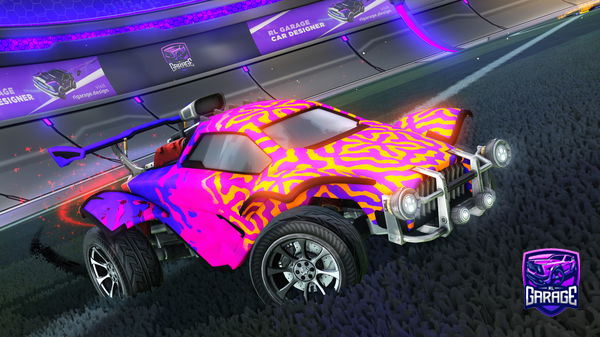 A Rocket League car design from Verrkami