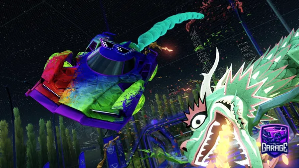 A Rocket League car design from MystifyOS