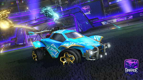 A Rocket League car design from Siyan_I