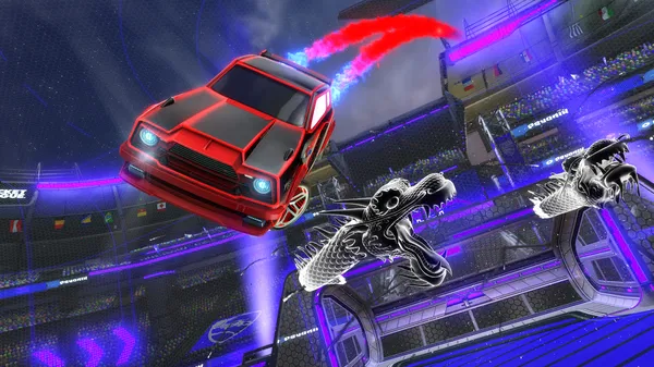 A Rocket League car design from Defamily2019