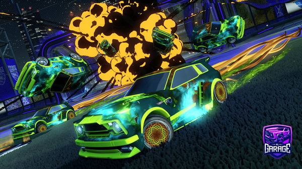 A Rocket League car design from oldangreg