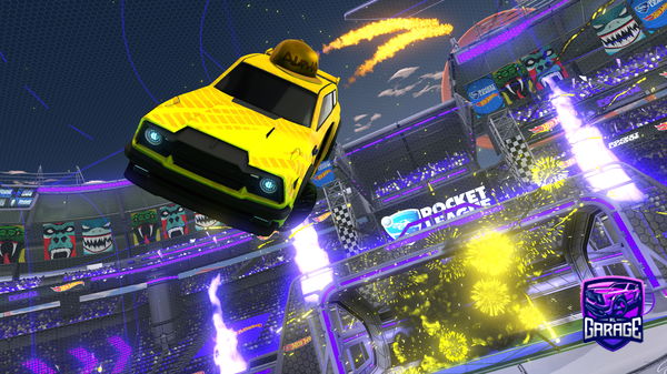 A Rocket League car design from Hejohubi