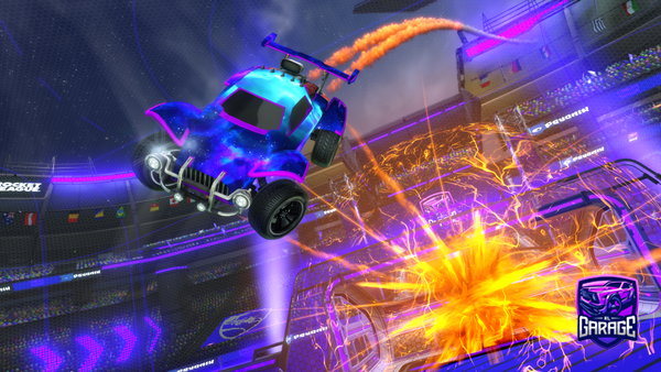 A Rocket League car design from Goldkargashik