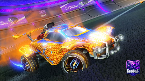 A Rocket League car design from JVRTrading