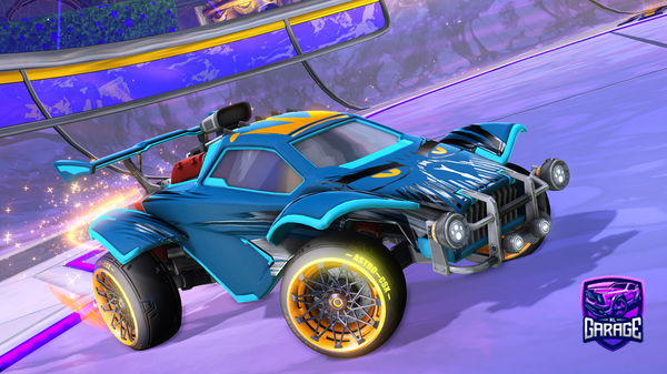 A Rocket League car design from Visual_Sound376