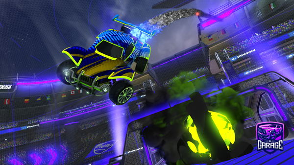 A Rocket League car design from Skxtlez