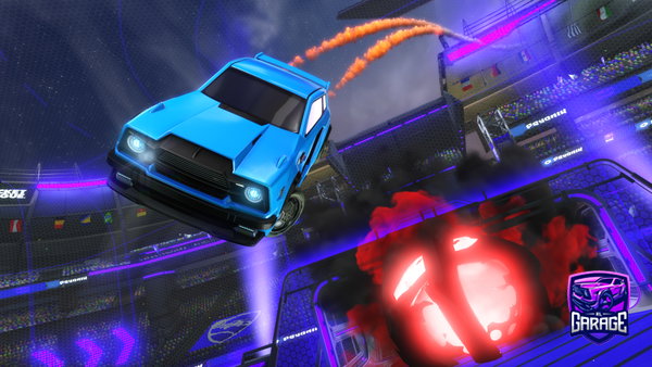 A Rocket League car design from Malinoir_DZ