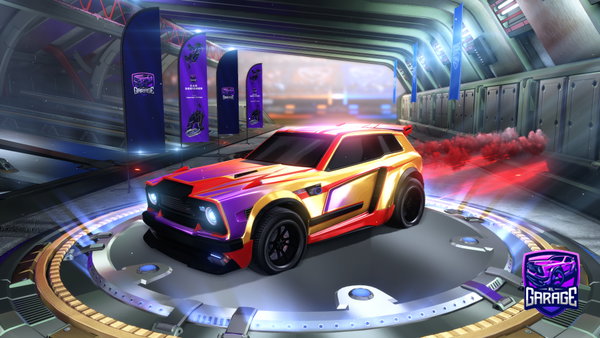 A Rocket League car design from Shadow_BlubX