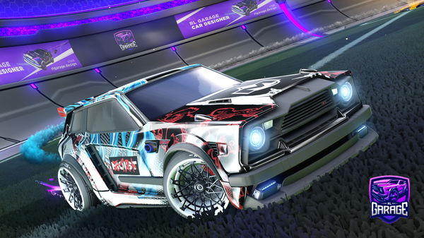 A Rocket League car design from Noloxsrl