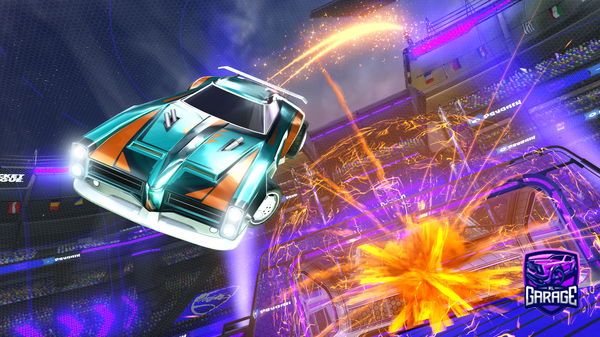 A Rocket League car design from Skyes_rl