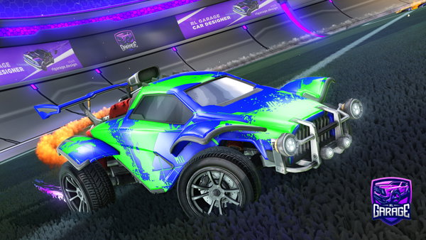 A Rocket League car design from PurpleToxix
