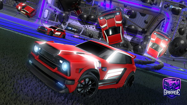A Rocket League car design from Vr-fishy