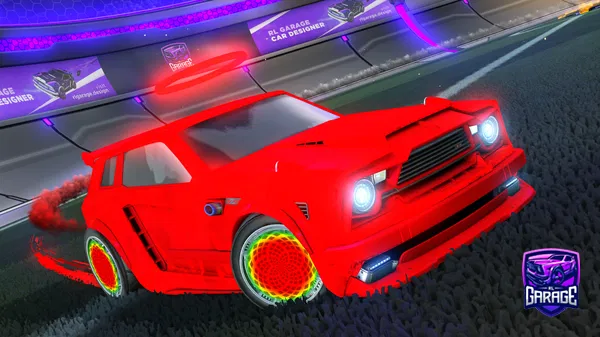 A Rocket League car design from tikoo